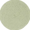 Leen Bakker Placemat Emory - groen - Ø38 cm (1 stuk) Hot