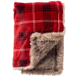 Textino Plaid Christmas - Biking Red - 140x180 cm Outlet