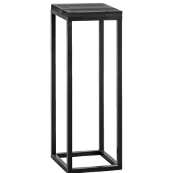 Leen Bakker Plantentafel Gijs - zwart - 70x25x25 cm Clearance