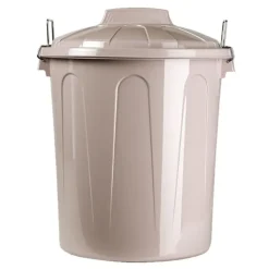 PlasticForte Afvalemmer - taupe - 21 liter - 35x33x42,5 cm Sale