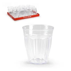 PlasticForte Drinkglazen/waterglazen Picardie - 12x - kunststof Best