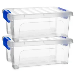 PlasticForte Multi Storage Opslagbox - transparant - 8L Outlet