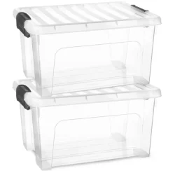 PlasticForte Multi Storage Opslagbox - transparant - 16.5L Discount