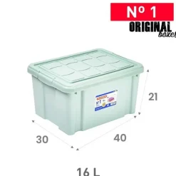 PlasticForte Multi Storage Opslagbox - mintgroen - 16L Sale