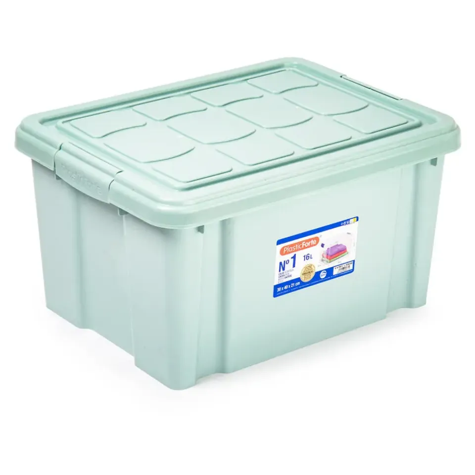 PlasticForte Multi Storage Opslagbox - mintgroen - 16L Sale