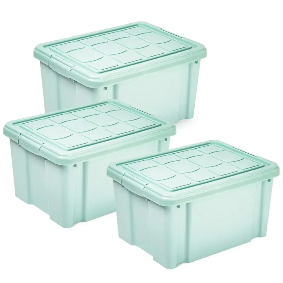 PlasticForte Multi Storage Opslagbox - mintgroen - 16L Sale