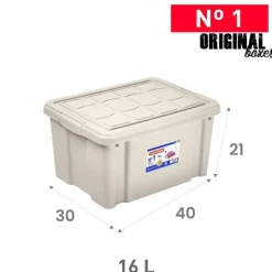 PlasticForte Multi Storage Opslagbox - beige - 16L New