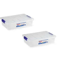 PlasticForte Opbergbox met deksel - 5L - 26 x 40 x 8,5 cm New
