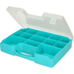 PlasticForte Opbergkoffer - 13-vaks - blauw - 27,5 cm Outlet