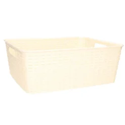 PlasticForte Opbergmand/kastmand - kunststof - zacht geel - 12L Discount