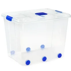 PlasticForte Opslagbak met deksel - 1x - 86L - 62 x 45 x 47 cm Hot