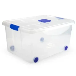 PlasticForte Opslagbak met deksel - 1x - 57L - 62 x 45 x 32 cm Hot