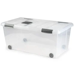 PlasticForte Opslagbak met deksel - 1x - 61L - 73 x 41 x 32 cm Discount