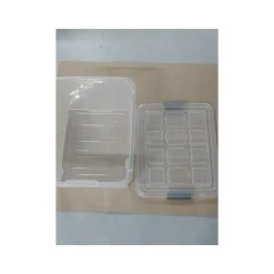 PlasticForte Opslagbakken - met deksel - 25L - 42x36x25 cm Discount