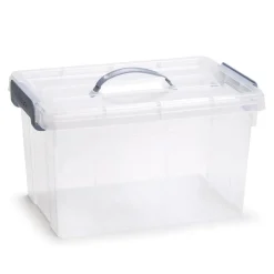 PlasticForte Opslagbox AZUL - transparant - 18.5 liter