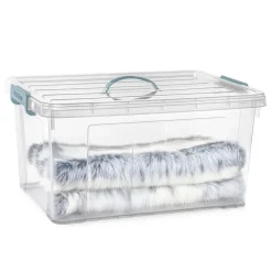 PlasticForte Opslagbox AZUL - transparant - 54 liter Clearance