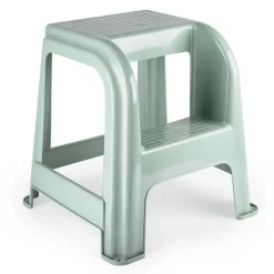 PlasticForte Opstapkrukje - 2 tredes - groen - 45 cm Sale