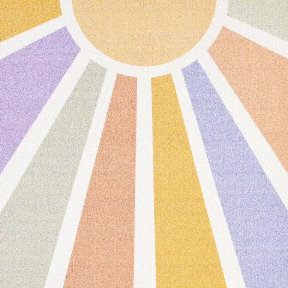 Muratap Play Sunshine Speeltapijt - 100x150 cm - Multi Creme - Vloerkleed Kinderkamer New