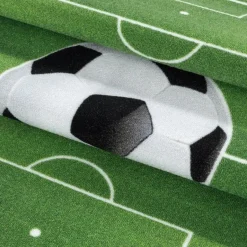 Muratap Play Voetbal Speeltapijt - 120x170 cm - Groen - Vloerkleed Kinderkamer New