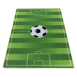 Muratap Play Voetbal Speeltapijt - 100x150 cm - Groen - Vloerkleed Kinderkamer Hot
