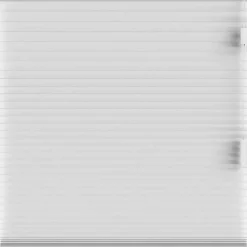 Leen Bakker Plisségordijn dubbel 25mm verduisterend - wit (10327) Best