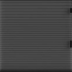 Leen Bakker Plisségordijn dubbel 25mm verduisterend - zwart (15022) Best