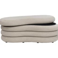 Leen Bakker Poef Fitero - beige - 41x106x43 cm Online