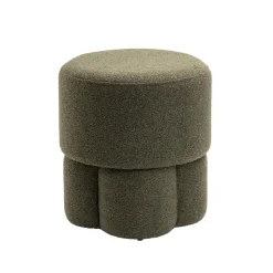 HomeMixx Poef Geneva - Bouclé Groen Sale