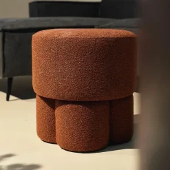 HomeMixx Poef Geneva - Bouclé Roest Best