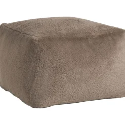 Leen Bakker Poef Hein - taupe - 30x40x40 cm Hot