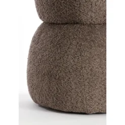 Light & Living Poef Leyla - Bruin - Ø40cm Best