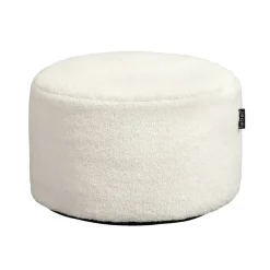 Leen Bakker Poef Teddy - off-white - 48x28 cm Sale