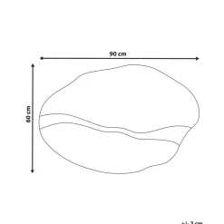 Beliani POIVRES - Wandspiegel - Goud - 60 x 90 cm - Glas Best
