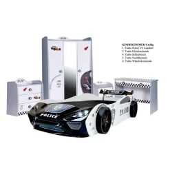 Merkloos Politiebed Politie Autobed met licht Discount