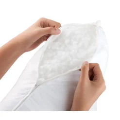 Polydaun hoofdkussen First Comfort 800 gram - 60x60 cm Hot