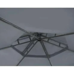 Beliani PORTEL - Tuinpaviljoen - Grijs - Staal Sale