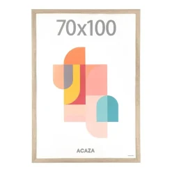 Merkloos Poster Lijst - Kader voor Foto's van 70 x 100 cm, MDF Hout - Lichte eik Kleur Best