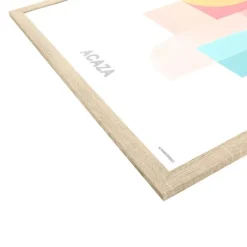 Merkloos Poster Lijst - Kader voor Foto's van 70 x 100 cm, MDF Hout - Lichte eik Kleur Best