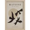 Leen Bakker Poster Matisse Bird - MDF/glas - 30x20 cm
