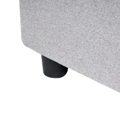 Beliani PRADES - Bed met opbergruimte - Lichtgrijs - 160 x 200 cm - Polyester New