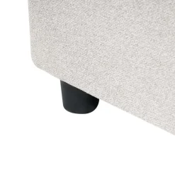 Beliani PRADES - Bed met opbergruimte - Lichtbeige - 140 x 200 cm - Polyester