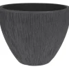 Pro Garden Plantenpot - Tuin - kunststof - antraciet - 31 x 32 cm New
