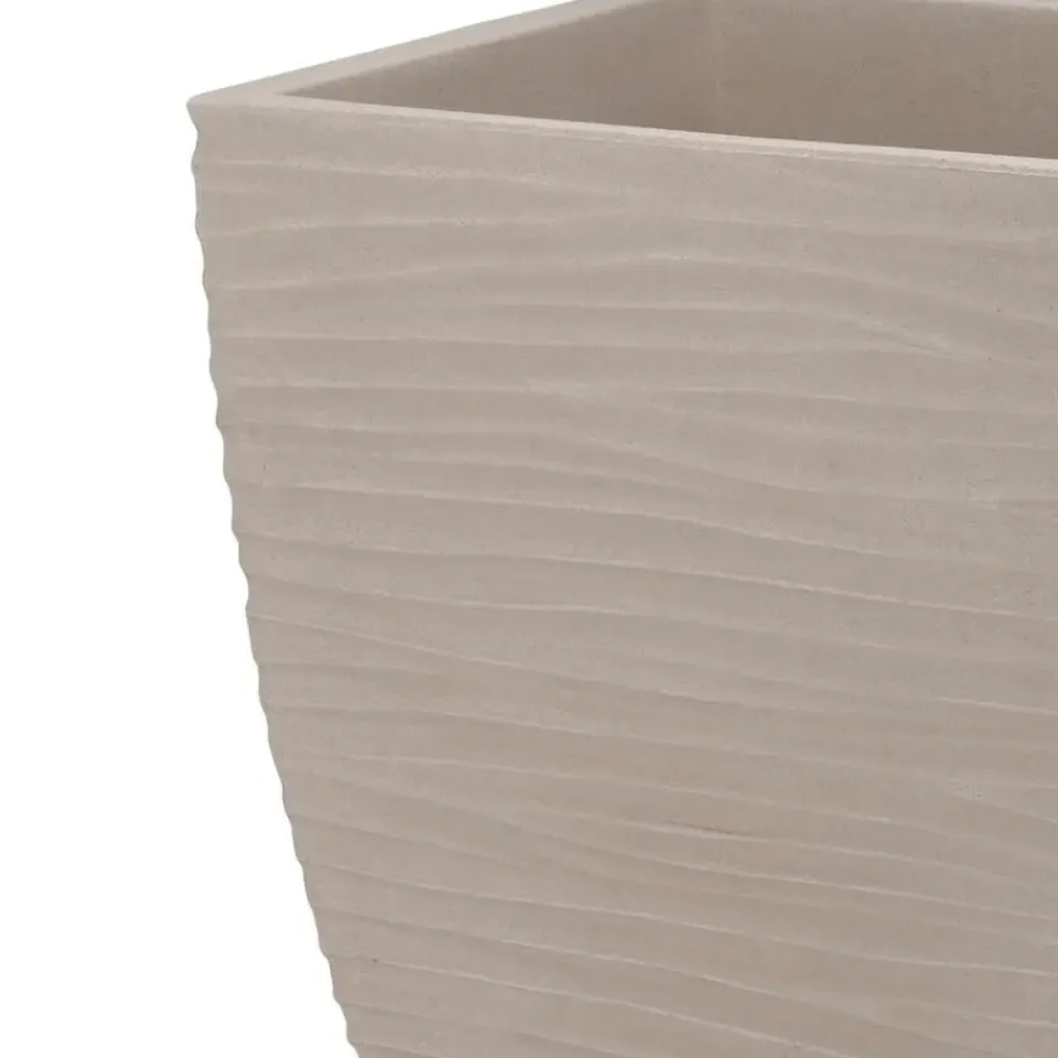 Pro Garden plantenpot - Tuin - kunststof - zand/beige - D40 x H60 cm Discount