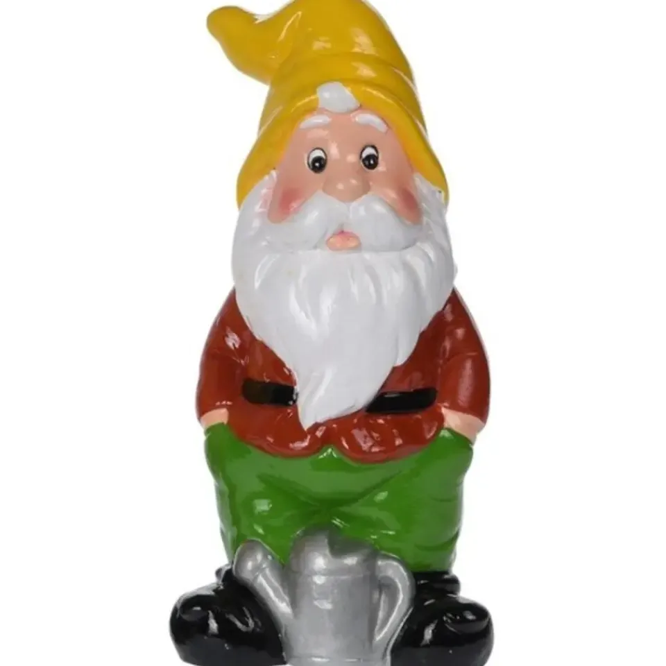 Pro Garden Tuinkabouter - met gieter - keramiek - 20 cm Best