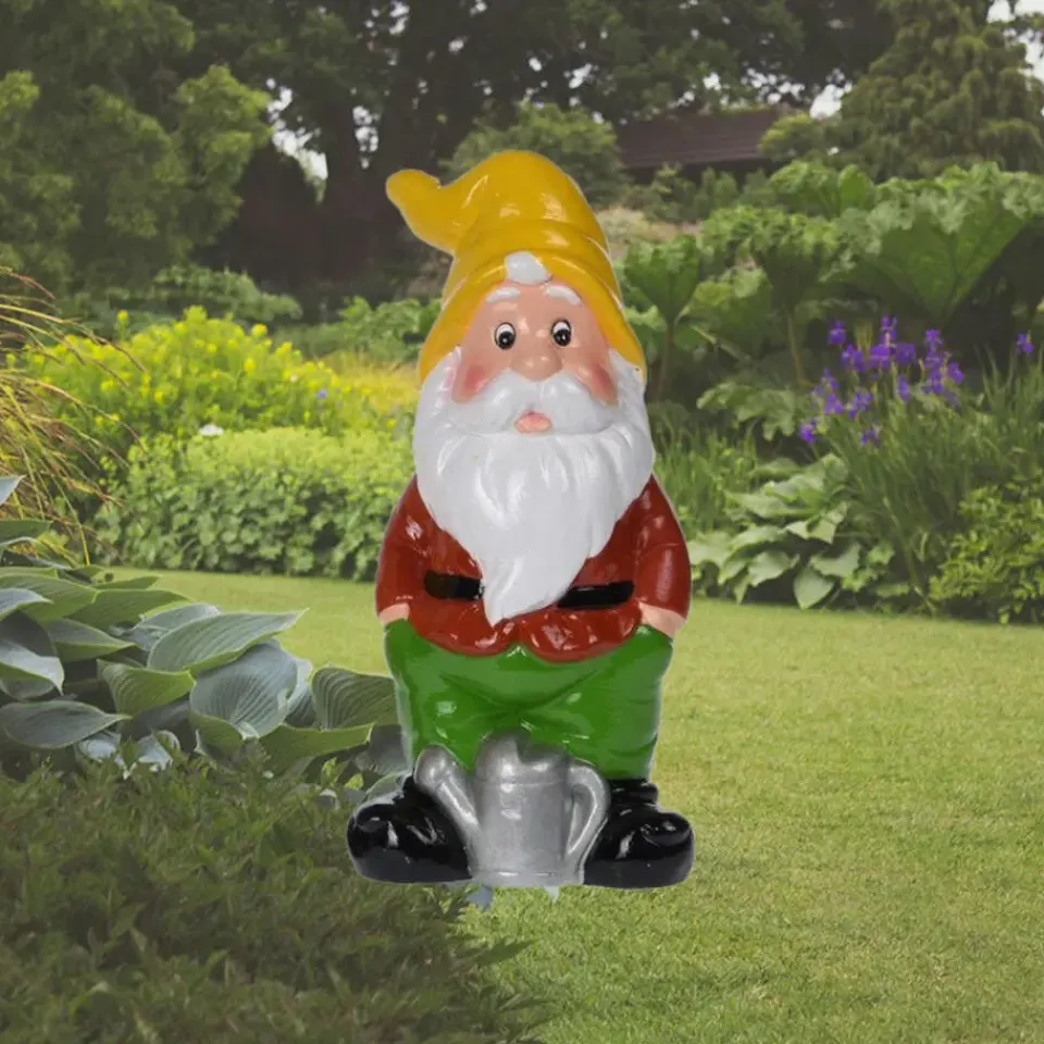 Pro Garden Tuinkabouter - met gieter - keramiek - 20 cm Best