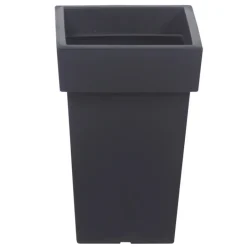 Prosperplast Bloempot - kunststof - antraciet - 23 x 35 cm Outlet