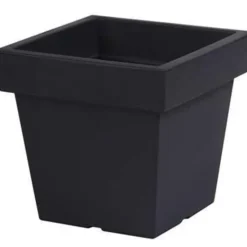 Prosperplast Plantenpot - vierkant - antraciet - 8 l - 24 cm Sale
