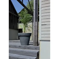 Prosperplast Plantenpot Classic - antraciet - D58 x H47 cm Outlet