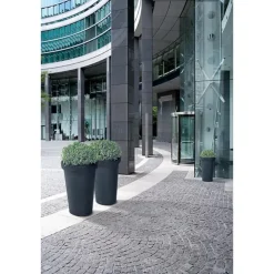 Prosperplast Plantenpot Flower Tower - antraciet - D40 x H60 cm Sale