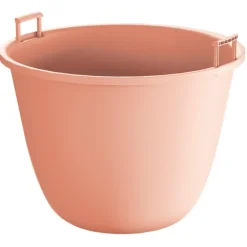 Prosperplast plantenpot/bloempot - kunststof - zalm roze - D14,5 x H11 cm New